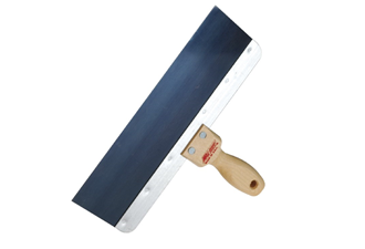 200mm blue steel taping knife wood handle